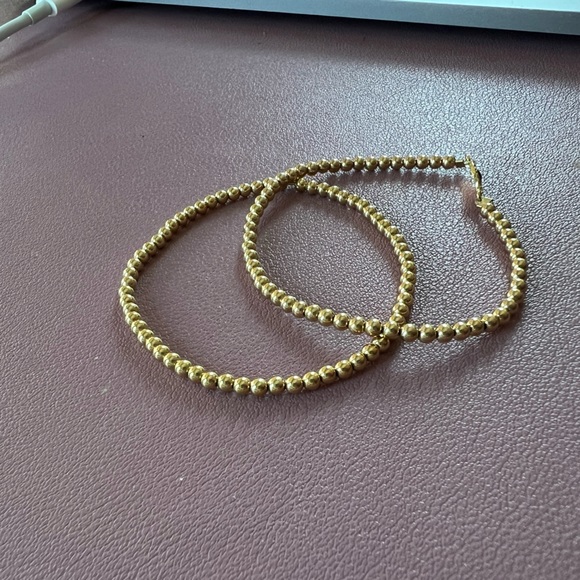 (2) Small Bead Stretch Bracelet - 3mm Bead - Picture 2 of 11